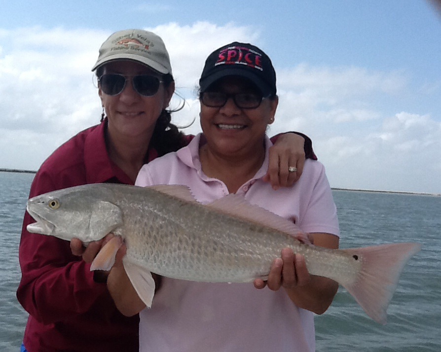 Angie Rosales of Port Isabel with Redfish