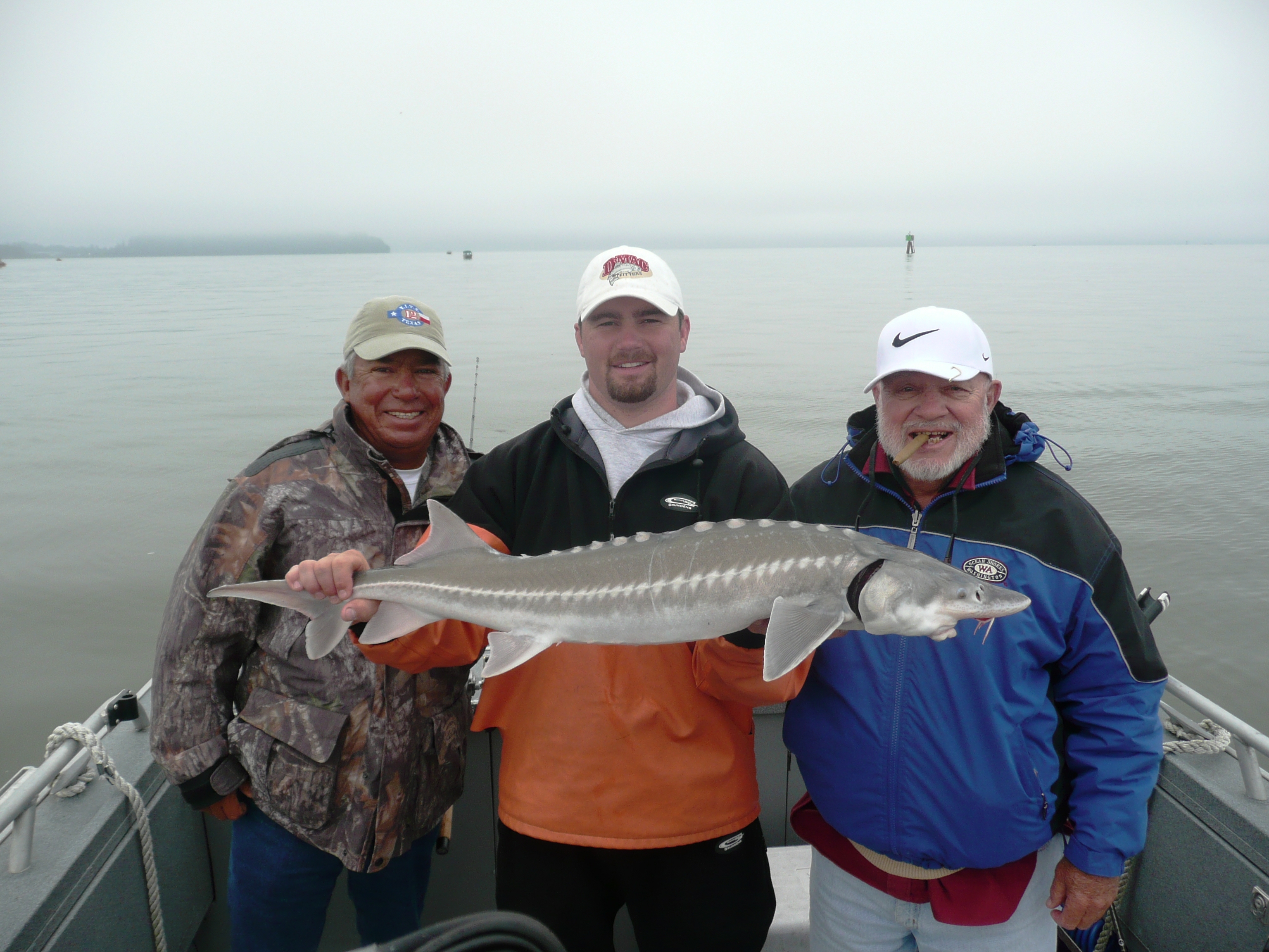 sturgeon fish with Chris Kobel